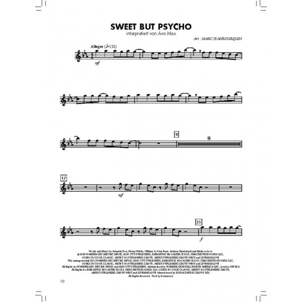 Bl&auml;serKlasse Chart-Hits - Oboe : Angesagte Popnummern f&uuml;r den gro&szlig;en Auftritt